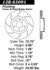 Centric 128.62091 Disc Brake Rotor Centric Premium OE Style Drilled Brake Rotor