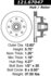 Centric 121.67047 Disc Brake Rotor C-Tek Standard Brake Rotor