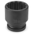 3119M by GREY PNEUMATIC - 3/4'' Drive x 19mm 12 Point Standard Impact Socket