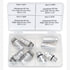2685 by FJC, INC. - OE R134a Service Port Assortment