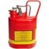 14160 by JUSTRITE - Gas Can, Safety, 1 Gallon, Plastic