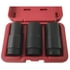 CTA Tools 1069 Brake Caliper Bolt Socket 3-Piece Counter Weighted Crankshaft Pulley Damper Bolt Impact Socket Set for Various