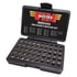 Vim Tools MMS450 Driver Bit Set 50-Piece Mechanics Master Set Stubby Low Profile 1/4 In. Square Drive Sockets