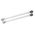 99652 by PLATINUM - 2 Pc. X-Long Ratcheting Wrench Set 4 Metric Sizes