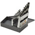 15KK5 by KNKUT - Fractional Jobber Length Drill Bit Set, 1/16-1/2" by 32nds, 15pc