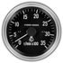 82636 by STEWART WARNER - Tachometer - Deluxe Series, Magnetic Pickup Signal, Electrical, 3-3/8" Diameter, Polished, 12V, 0-3,500 RPM Scale
