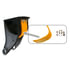 EWP Poly Warepad EWP-HH1F Suspension Equalizer Beam Wear Pad Suspension Hanger Orange Polyurethane Wear Pad with Fasteners