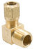 11259 by HALDEX - Air Brake Air Line Connector Fitting - 90° Male Elbow, Nylon Tubing, 1/4 in. NPT, 1/4 in. O.D.