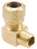 11266 by HALDEX - Air Brake Air Line Connector Fitting - 90° Male Elbow, Nylon Tubing, 1/2 in. NPT, 1/2 in. O.D.