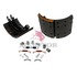 KSF5234591D by MERITOR - Service Brake Shoe and Lining Kit - 23K GAWR, Dexter PQ, Fras-Le, FMSI 4591D