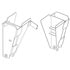 A 3305H1542 by MERITOR - Suspension Subframe Reinforcement Bracket - RHP55/MPA20, Curbside