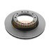 E-11125 by EUCLID - Disc Brake Rotor - 15.38 in. Outside Diameter, Hat Shaped Rotor