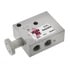 R986010 by MERITOR - Air Brake Control Valve - Push-Pull Style, 3 Ports, 2 Position, Auto-Reset, 1/4 in. NPT