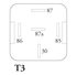 240-01035 by J&N - Mini Relay, 12V, 40A, 5 Terminals, SPDT, Continuous