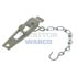 Meritor R11401 Air Brake Gladhand Air Hose Coupler Air Brake Gladhand Air Hose Coupler - Dummy and Chain Assembly, No Vent