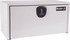 1732400 by BUYERS PRODUCTS - 18 x 18 x 24in. White Steel Underbody Truck Box with 3-Point Latch
