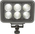 1493218 by BUYERS PRODUCTS - 4in. By 6in. Rectangular LED Clear Spot Light with White Housing