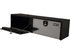 1702725 by BUYERS PRODUCTS - 18 x 18 x 72in. Black Steel Truck Box with 2 Stainless Steel Doors