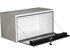 1702805 by BUYERS PRODUCTS - 18 x 18 x 36in. White Steel Truck Box with Stainless Steel Door