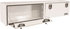 1702860 by BUYERS PRODUCTS - Truck Tool Box - White, Steel, Topsider, 16 x 13 x 96 in.