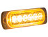 8891900 by BUYERS PRODUCTS - Strobe Light - 4.5 inches Amber, LED, Horizontal