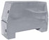 bp825524 by BUYERS PRODUCTS - 55x24x82 Inch Offset Floor Diamond Tread Aluminum Backpack Truck Box - 9.1 Inch Offset