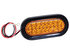 sl65ao by BUYERS PRODUCTS - Strobe Light - 6 inches Amber, Oval, Recessed, with 24 LEDS