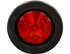 5622514 by BUYERS PRODUCTS - 2.5 Inch Red Round Clearance/Marker Light Kit with 4 LEDs (PL-10 Connection, Includes Grommet and Plug)