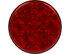5624151 by BUYERS PRODUCTS - 4in. Red Round Stop/Turn/Tail Light with 10 LED with Amp-Style Connection