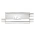 12265 by MAGNAFLOW EXHAUST PRODUCT - Straight-Through Performance Muffler; 2.5in. Offset/Dual;  5x18x8 Body