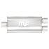 12138 by MAGNAFLOW EXHAUST PRODUCT - Straight-Through Performance Muffler; 2.25in. Center/Dual;  5x14x8 Body