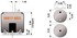 56917-002L by HENDRICKSON - Liftable Air Suspension Air Spring - Rolling Lobe HAS 400L/402L