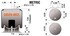 58520-002L by HENDRICKSON - Liftable Air Suspension Air Spring - Rear, HAS Model, Left Hand, with Metric Stud