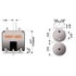 Hendrickson 59031-002L Suspension Air Spring Kit Suspension Air Spring Kit - HAS Suspension, Low Profile