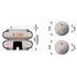 B-1159 by HENDRICKSON - Suspension Air Spring Kit - Double Convoluted, 4.20 Minimum Height