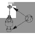 Chrysler 4485632 Brake Pressure Accumulator Brake Pressure Accumulator - fits 1990-1993 Chrysler Imperial and Dodge Dynasty
