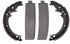 PAB127 by WAGNER - Wagner ThermoQuiet PAB127 Drum Brake Shoe Set