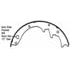 PAB151R by WAGNER - Wagner ThermoQuiet PAB151R Drum Brake Shoe Set