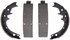 PAB154R by WAGNER - Wagner ThermoQuiet PAB154R Drum Brake Shoe Set