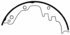 PAB180 by WAGNER - Wagner ThermoQuiet PAB180 Drum Brake Shoe Set