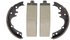 PAB180 by WAGNER - Wagner ThermoQuiet PAB180 Drum Brake Shoe Set