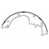 PAB246R by WAGNER - Wagner ThermoQuiet PAB246R Drum Brake Shoe Set