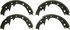 PAB248DR by WAGNER - Wagner ThermoQuiet PAB248DR Drum Brake Shoe Set