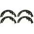 PAB272D by WAGNER - Wagner ThermoQuiet PAB272D Drum Brake Shoe Set