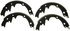 PAB280R by WAGNER - Wagner ThermoQuiet PAB280R Drum Brake Shoe Set