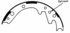 PAB329R by WAGNER - Wagner ThermoQuiet PAB329R Drum Brake Shoe Set