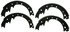 PAB33R by WAGNER - Wagner ThermoQuiet PAB33R Drum Brake Shoe Set