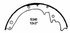PAB340 by WAGNER - Wagner ThermoQuiet PAB340 Drum Brake Shoe Set
