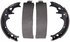 PAB445R by WAGNER - ThermoQuiet Drum Brake Shoe Set