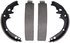 PAB462R by WAGNER - Wagner ThermoQuiet PAB462R Drum Brake Shoe Set